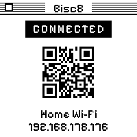 Bisc8 status screen